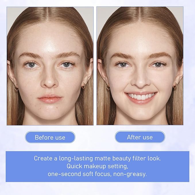 Maycheer Face Powder, Maycheer Setting Powder, Maycheer Lasting Waterproof Oil Absorbing Pressed Powder Compact, Lightweight Finishing Pressed Powder Compact (Dark Complexion, 03)