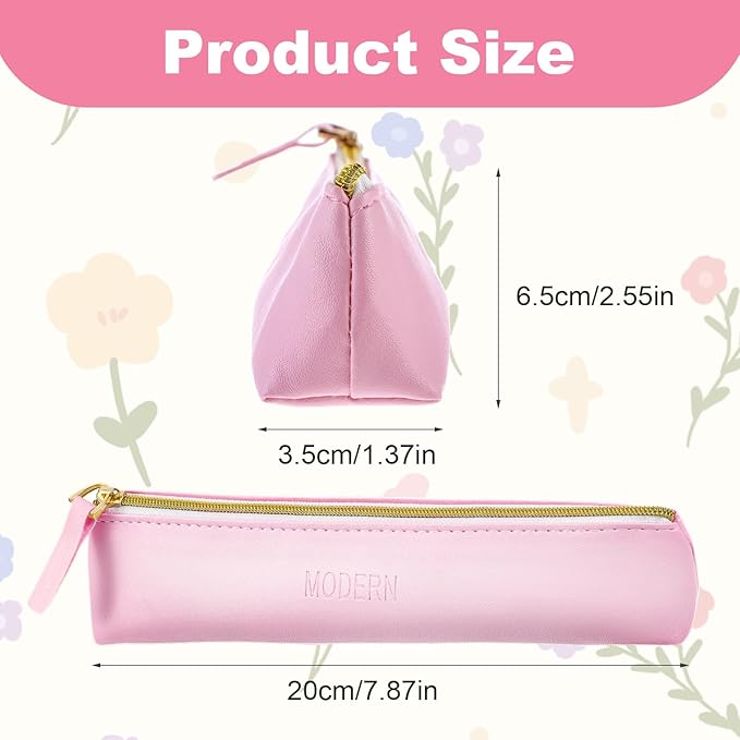 2pcs small leather pouch mini