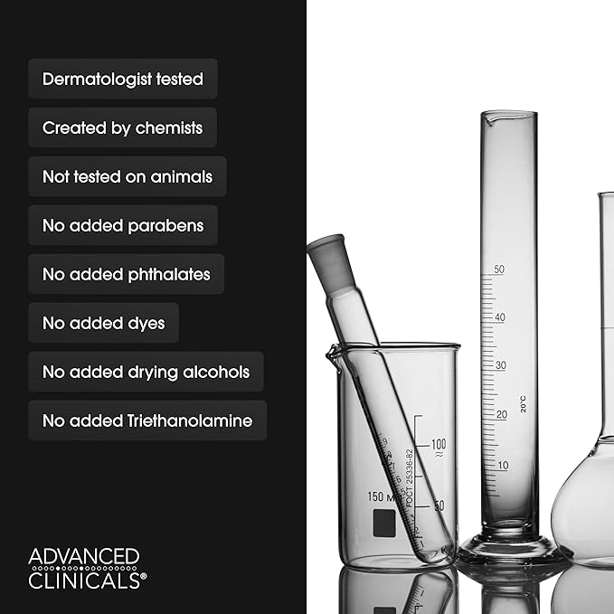 Advanced Clinicals Hyaluronic Acid Body Lotion & Face Moisturizer W/Vitamin E | Hydrating Firming Lotion Minimizes Look Of Wrinkles, Stretch Marks, & Crepey & Dry Skin | Skin Care Products, 16 Oz