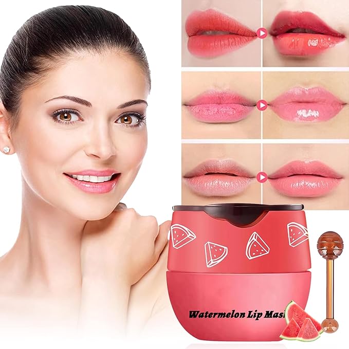 Bee Lip Balm Honey Pot, Strawberry