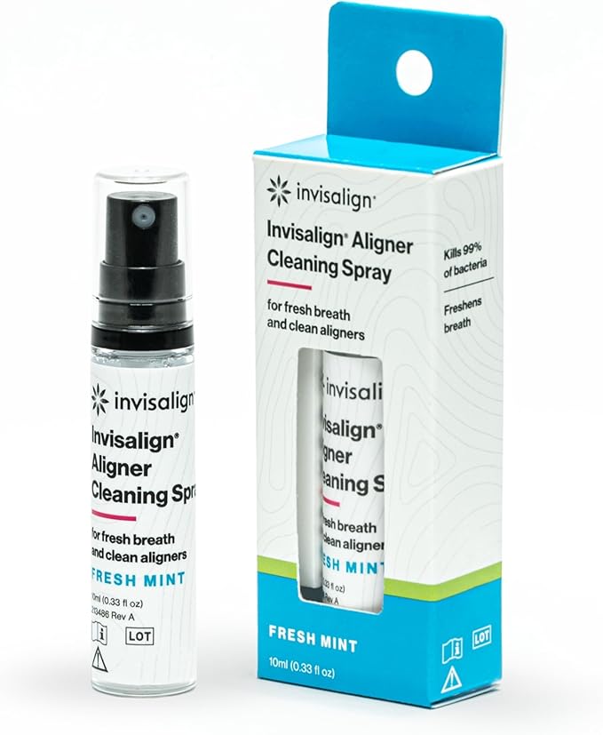 INVISALIGN Aligner Cleaning Spray for Aligner and Retainer Cleaning, 10 ml