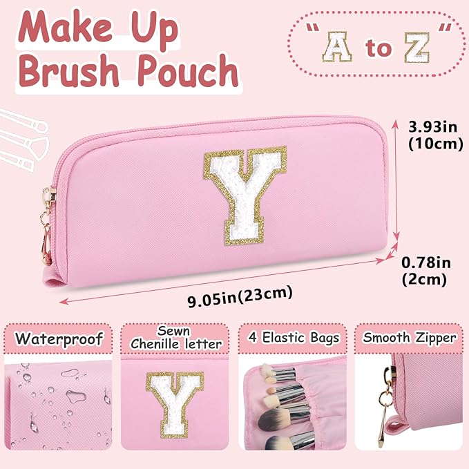 2pcs personalized initial letter makeup