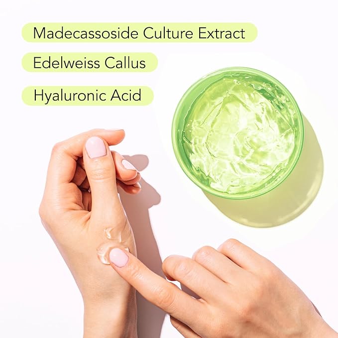 Aloe Vera Gel for Face, Skin, Hair & Sunburn Relief, Made with 100% Pure Aloe Gel for All Skin Types. Made in Korea. 300ml (10.1fl.oz) (1)