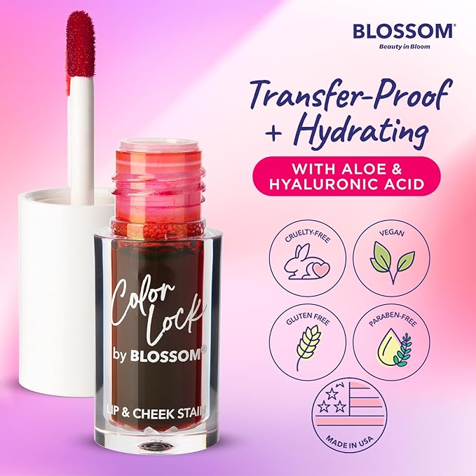 Blossom Color Lock Hydrating Longlasting Lip Stain Hydrating