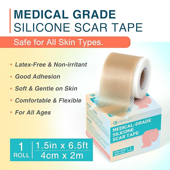 Silicone Scar Sheets, 1.5¡± x 78¡±