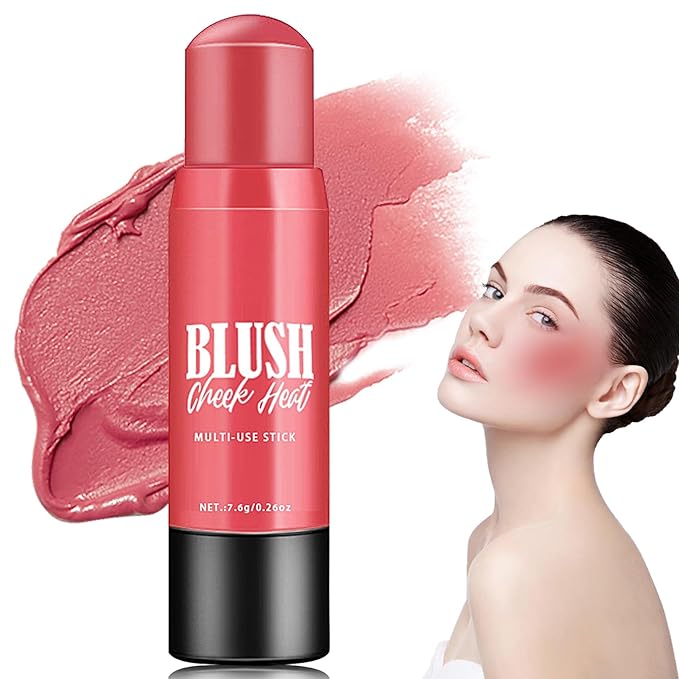 Cream Blush Stick Makeup,Blush Stick for All Skin & Eyes（#104）