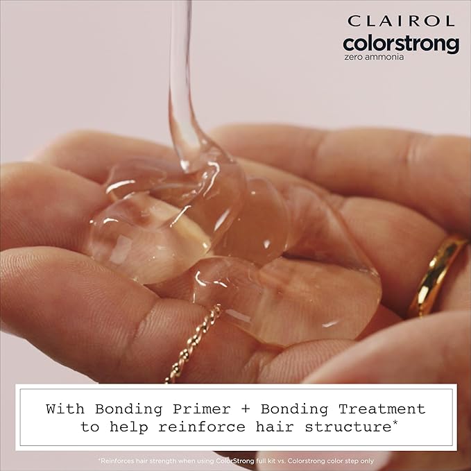 Clairol ColorStrong Permanent Zero Ammonia Hair Dye, 6.0 Light Brown - Roma Hair Color, Pack of 1