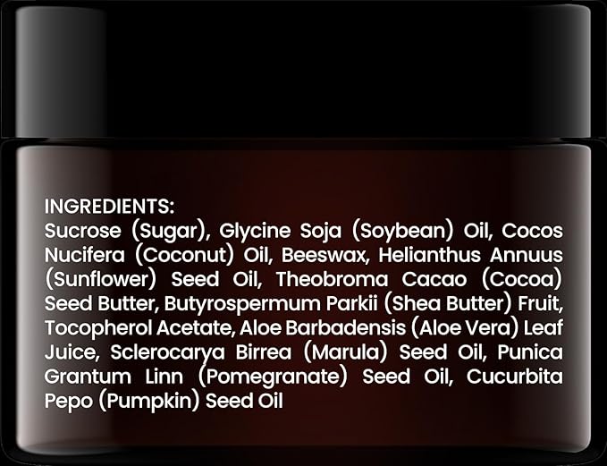 Brooklyn Botany Lip Scrub Exfoliator 1 oz – Lip Moisturizer for Dry Lips and Chapped Lips – Gentle Lip Exfoliator for Smooth and Brighter Lips – Strawberry Flavor