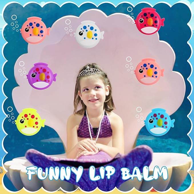 30 Pcs Fish Shape Lip Balm