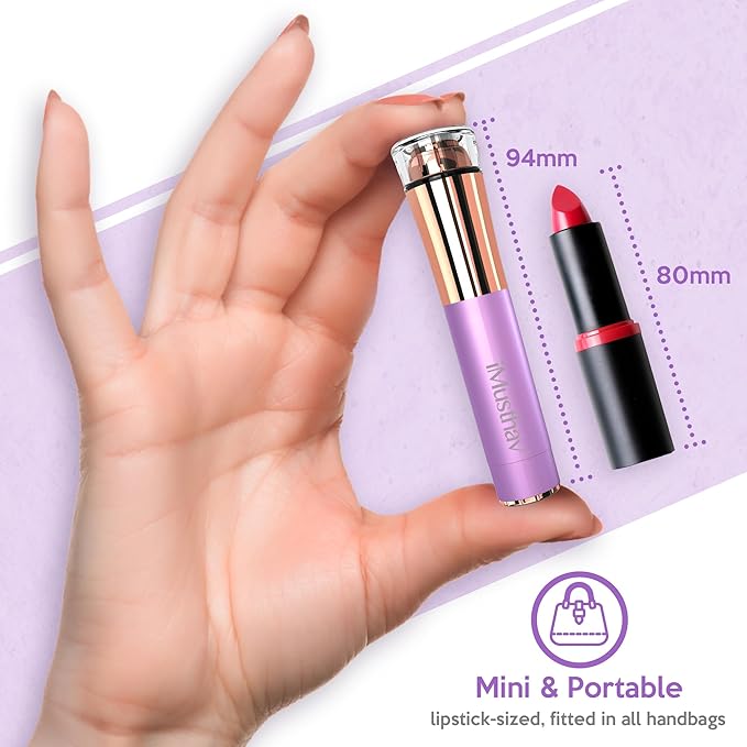 Portable Facial Hair Remover for Women – Painless, Fast & Precise Flawless Electric Razor & Epilator for Face, Lips, Chin Hair Removal – 18K Gold-Plated, 360° LED Light