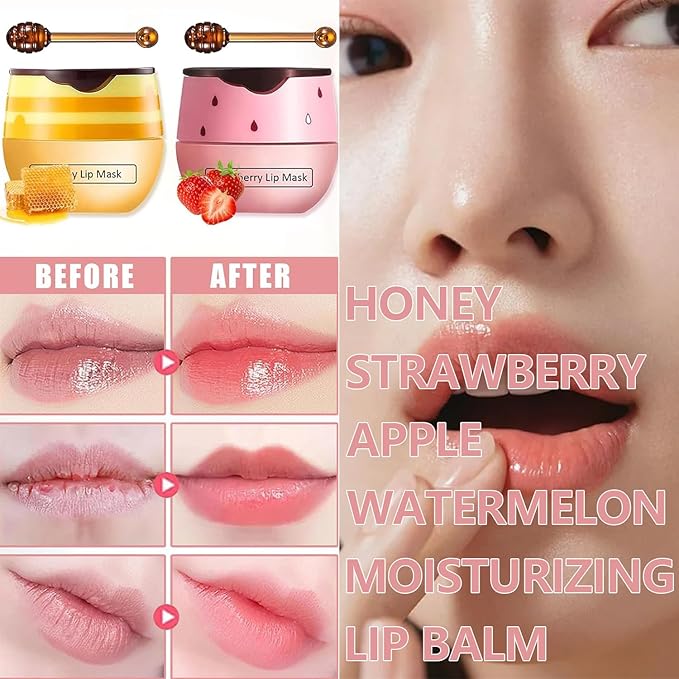 2 PCS Bee Lip Balm Honey