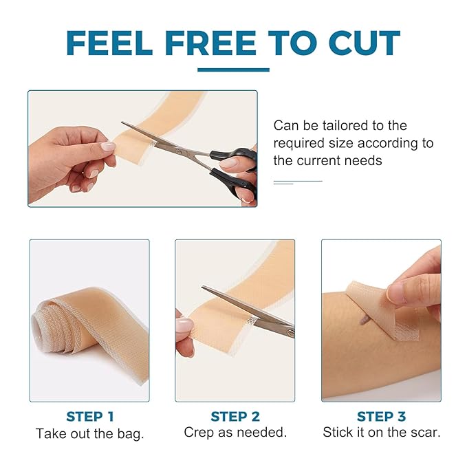 Scar Away Silicone Scar Sheets, Silicone