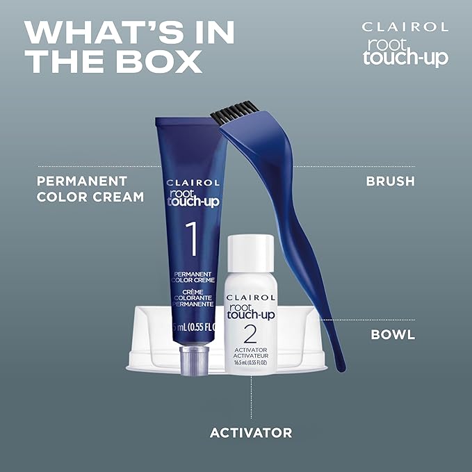 Clairol Root Touch-Up by Nice'n Easy Permanent Hair Dye, 5G Medium Golden Brown Hair Color, Pack of 1