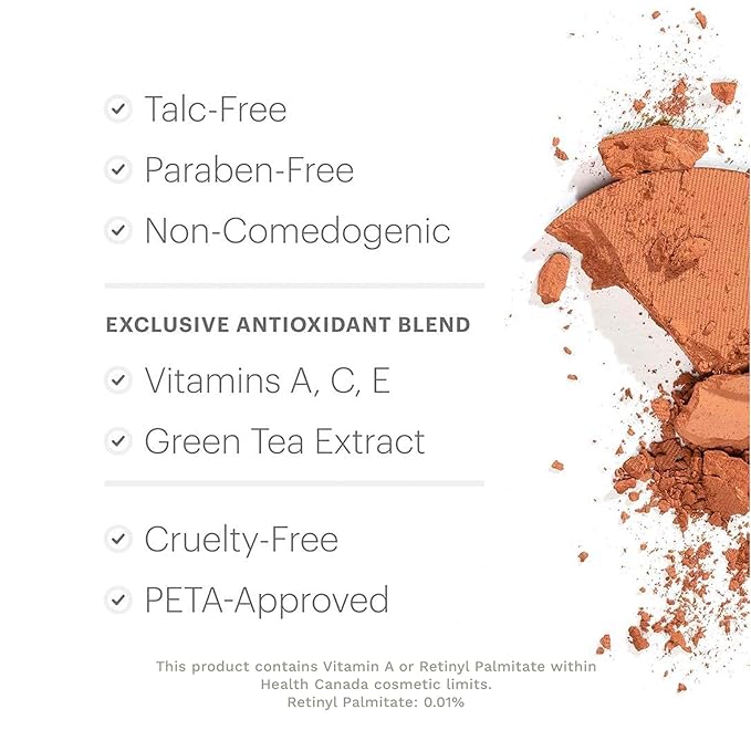 Glo Skin Beauty Pressed Base Powder Foundation Makeup (Chestnut Light) - Flawless Coverage for a Radiant Natural, Second-Skin Finish