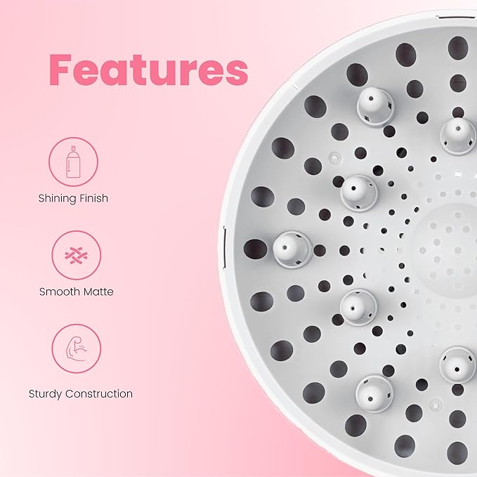 Universal Hair Diffuser “Super Sturdy” 1.7 Inch to 2.6 Inch for Natural Curly and Wavy Hair, Hair Dryer Attachment (Gold)