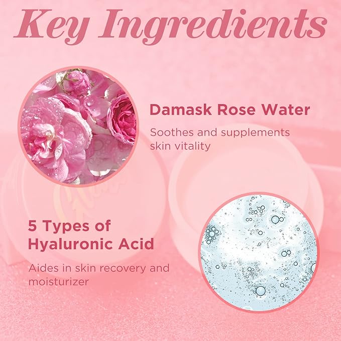 TOUCH IN SOL Pretty Filter Glassy Skin Balm Primer 1.05 oz. – Skin Smooth Moisturizing Primer before Makeup - Natural Glow Face Cream Moisturizer with Shea Butter and Rose Flower Water