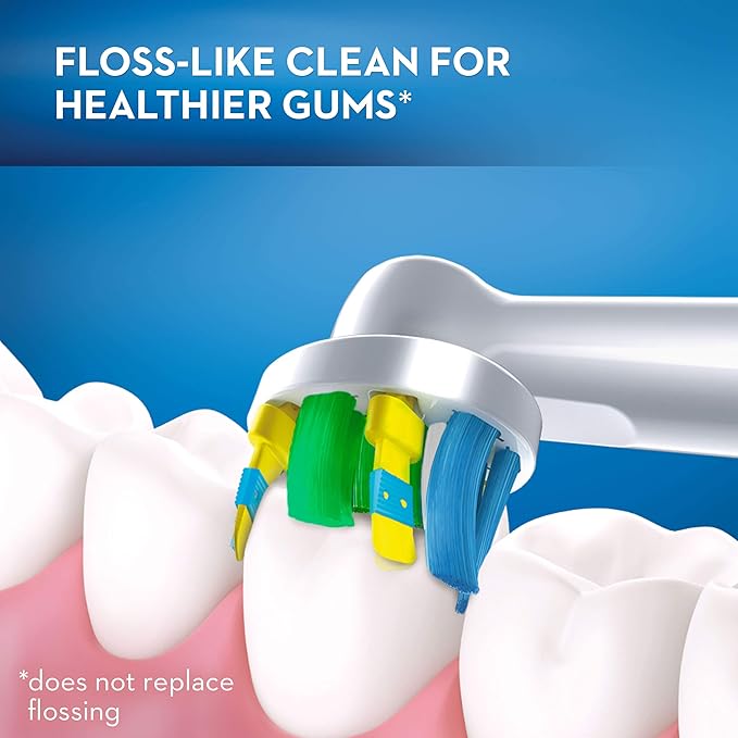 Oral-B Clinical Floss Action, Battery Powered Toothbrush, 1 Count -White