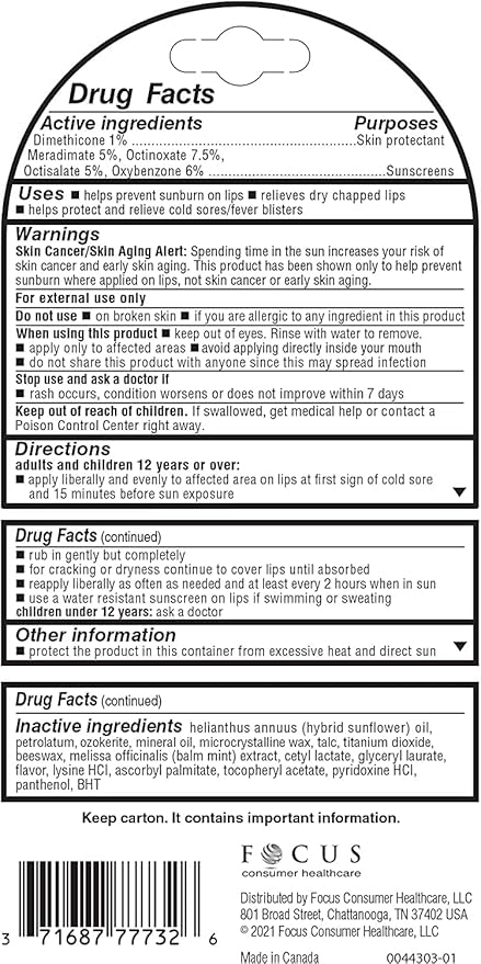 Herpecin L Lip Protectant SPF 30 0.10 oz ( Pack of 3)