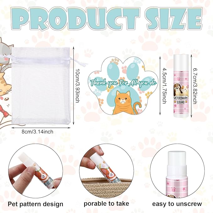 36 Sets Vet Tech Gift Animal Supplies