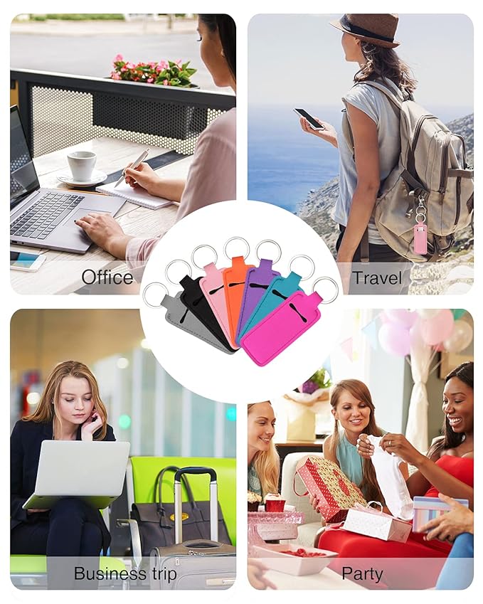 Chapstick Holder Lip Balm Sleeve Pouch