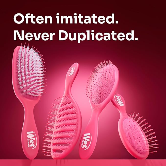 Wet Brush Original Detangler Hair Brush, Mickey & Minnie (Disney Love), Ultra-Soft IntelliFlex Bristles, Detangling Bristles Glide Through Tangles (Wet Dry & Damaged Hair), Women & Men