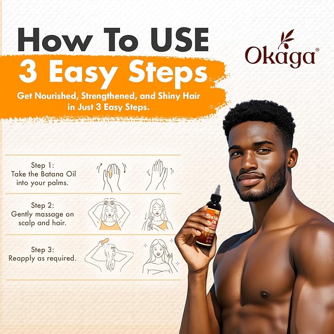 Batana Oil for Hair Growth with Rosemary, Castor, and Pumpkin Seed Oils, 100% Pure Unrefined Honduran Formula, Strengthens, Nourishes, Revives Scalp & Strands, Natural Care for All Types (2PK)