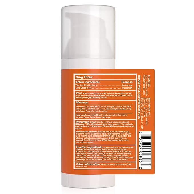 Carpe Primer Face Makeup Base ~New~ Zinc Mineral Tinted Sunscreen