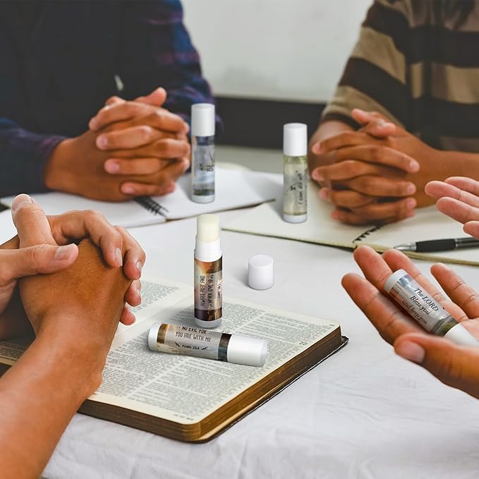 50 Pcs Lip Balm with Scripture Religious Lip Balm for Women Christian Lip Balms Bulk Gifts Faith Bible Verse Scripture Inspirational Gift Party Favors for Women Coworkers 10 Styles