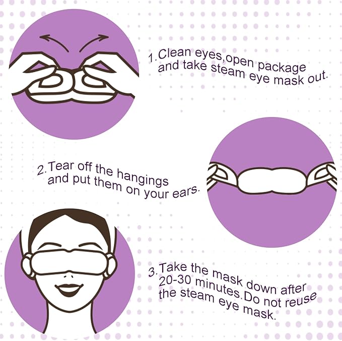 20 packs steam eye masks