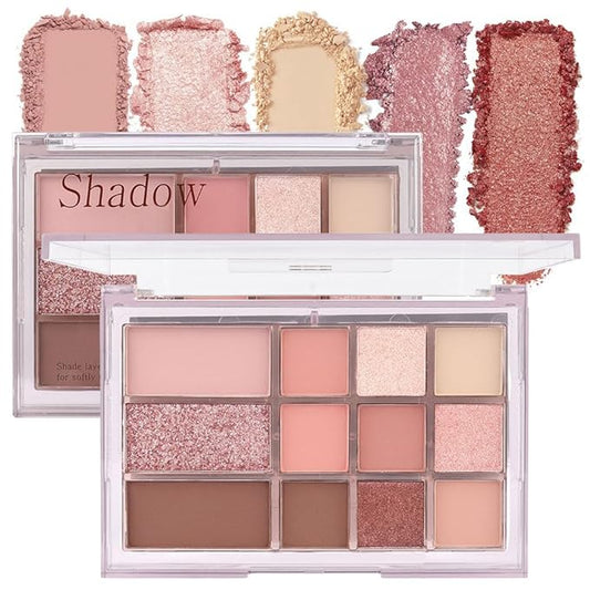 12 Girds Colorful Matte Shimmer Eyeshadow Palette