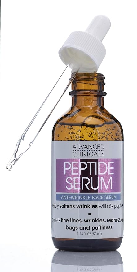 Advanced clinicals peptide facial serum
