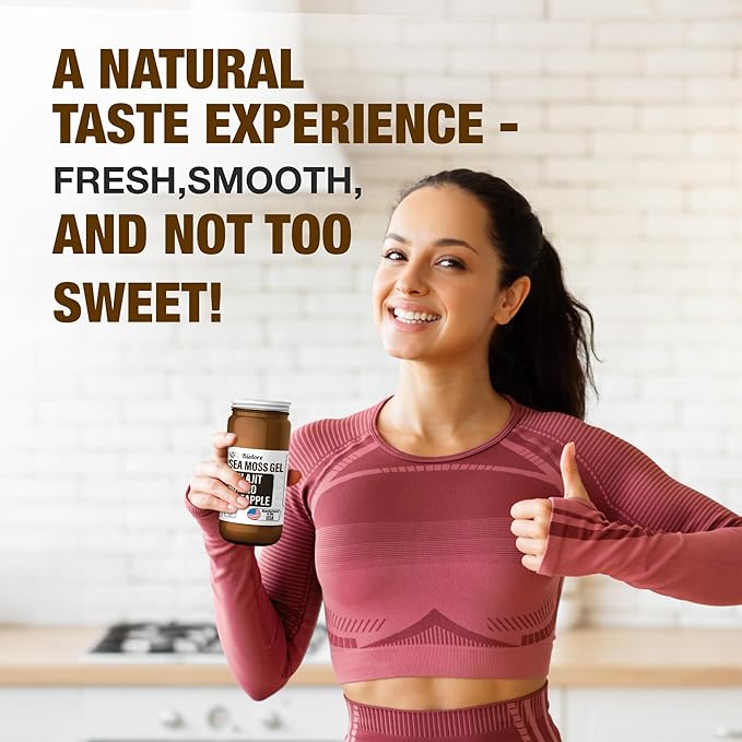 Biolore Sea Moss Gel - Shilajit 16oz, Wildcrafted Irish Seamoss with Essential Vitamins & Trace Minerals, Vegan Superfood Made in USA