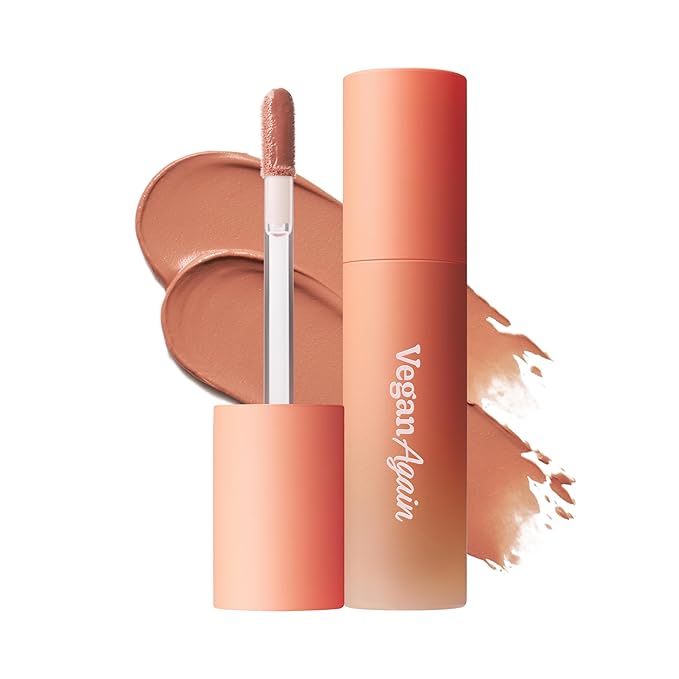 Touch in Sol Vegan Again Blur Core Lip Tint(#Nutty Nudie) - Long Lasting, High Pigment Velvet Matte Lip Stain – Lightweight Smooth Blur Finish