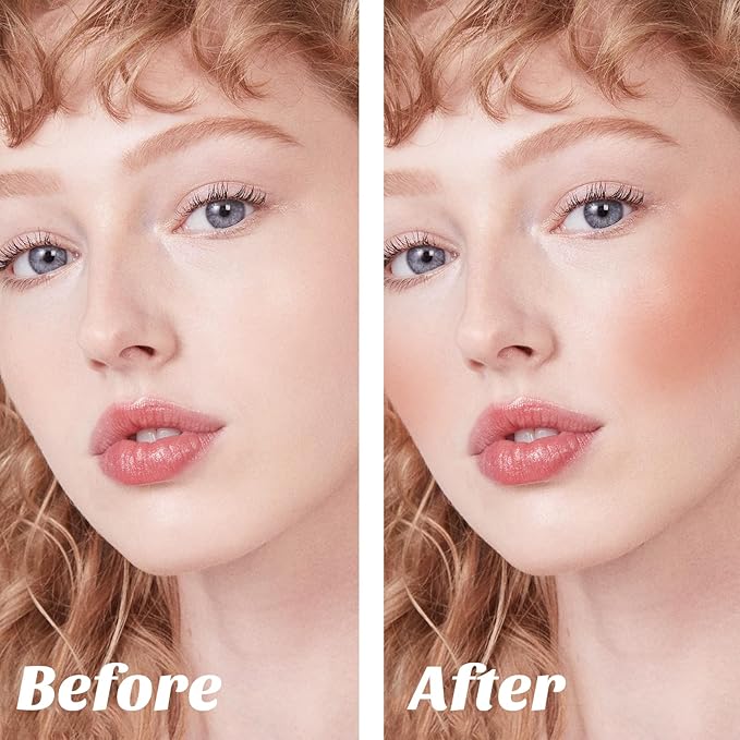 Boobeen Cream Blush stick, Multi Face Blush for Cheek, Lip and Eye, Pigmented Matte Finish for Natural Flush Color, Buildable and Lightweight