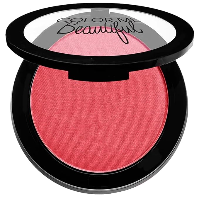 Color Pro Blush by Color Me Beautiful, Pressed Powder Blush with Buildable Coverage, Complexion Enhancing Makeup