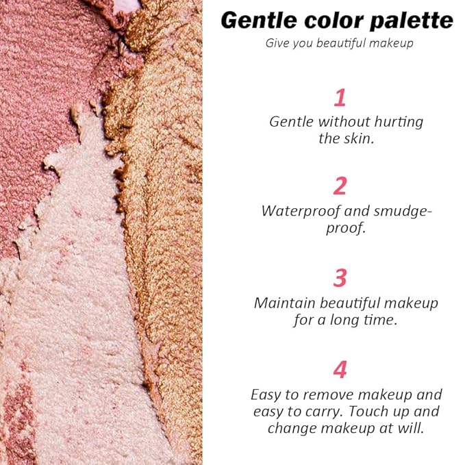 16 Colors Nude Champagne Gold Glitter Matte Shimmer