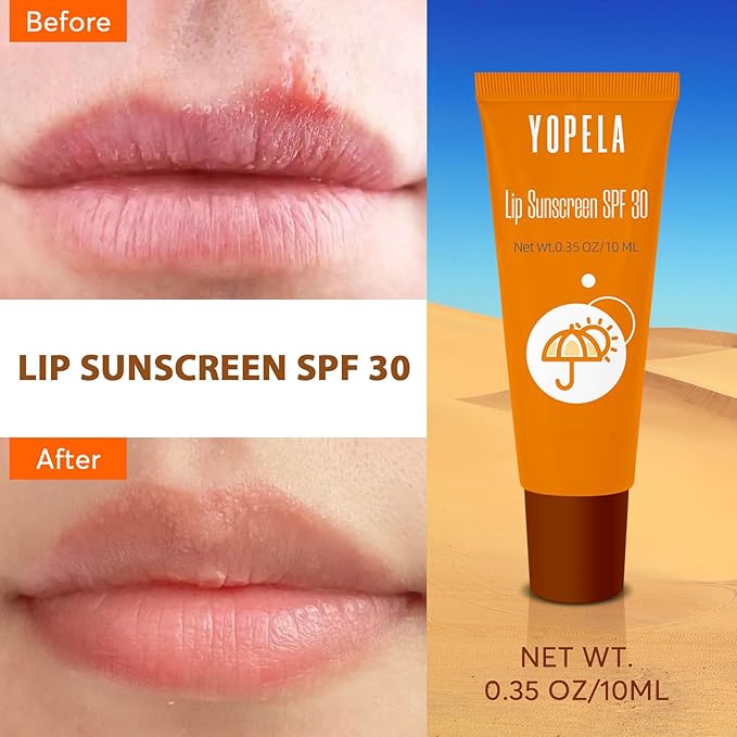 Lip Sunscreen Moisturizing and Repair Package Lip Care Set- SPF 30 - Summer Long Lasting Moisturized, Smooth and Repaired Lips - 3 Flavors (Moisturizing, Repairing, and SPF)