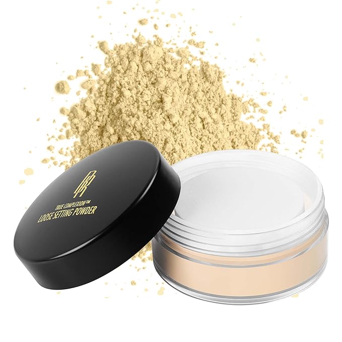 Black Radiance True Complexion Loose Setting Powder, Banana, 0.64 Ounce