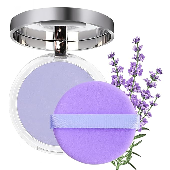 Chillab Lavender Matte Powder Oil Control Face Makeup Long-Lasting Makeup