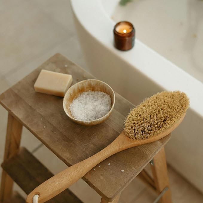 OPO Dead Sea Salt Scrub 12 oz Unscented Pure Natural with Light Unscented Vitamin E Jojoba Exfoliating Face Body Soft Smooth Fresh Skin Hydrating Moisturizing Revitalizing