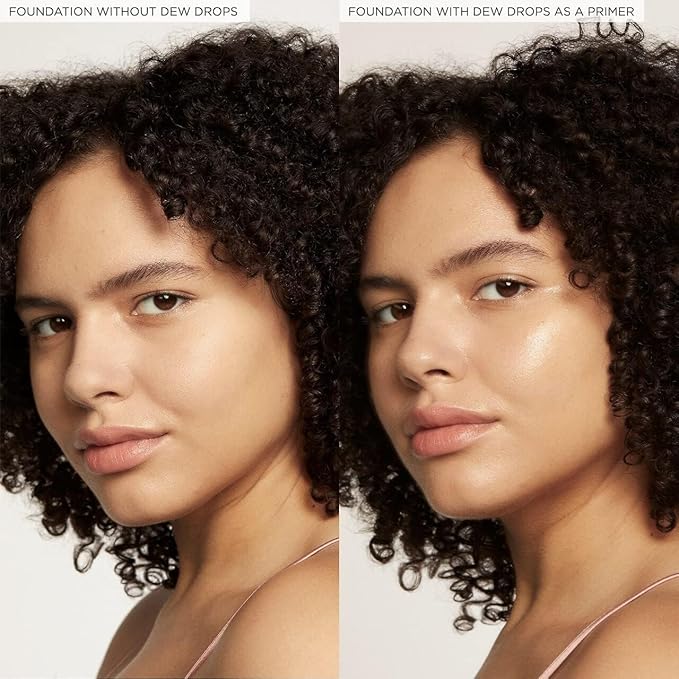 Glow Recipe Stocking Stuffer Niacinamide Serum Dew Drops Ornament - Hydrating Face Serum & Illuminating Makeup Primer for Dewy, Glass Skin + Hyaluronic Acid for Plumping & Highlighting (15 ml)