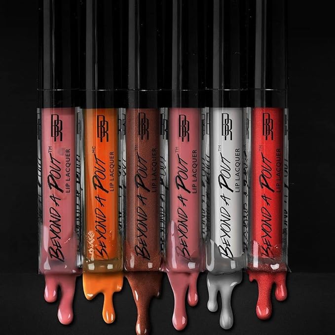 Black Radiance Beyond A Pout Lip Lacquer Lip Gloss, Hot Sauce (Pack of 2)