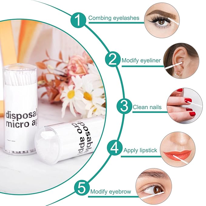 200 pieces disposable micro brush