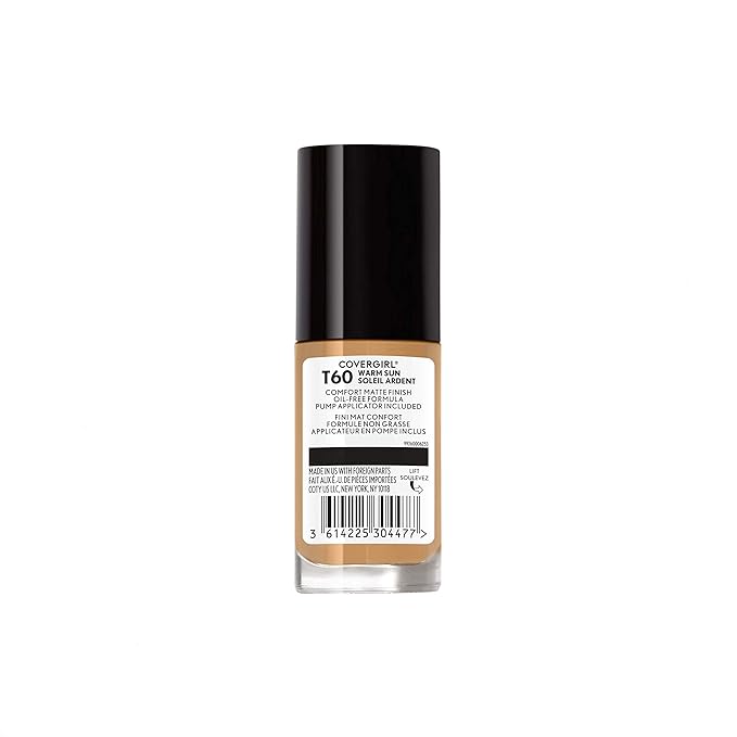 COVERGIRL TruBlend Matte Made Liquid Foundation, Warm Sun (Pack of 4)