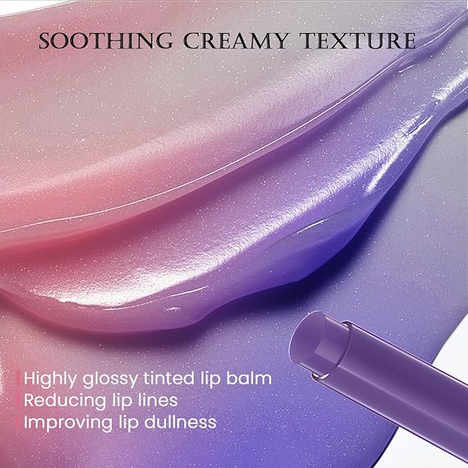 DAGEDA Tinted Lip Balm, Moisturizing Magic Non-Greasy,