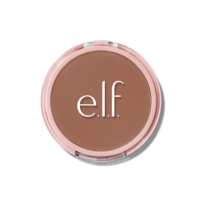 e.l.f. Halo Glow Powder Filter, Ultra-fine Finishing Powder, Smooths The Look of Pores & Fine Lines, Creates A Soft-Focus Glow, Vegan & Cruelty-Free, Rich Warm