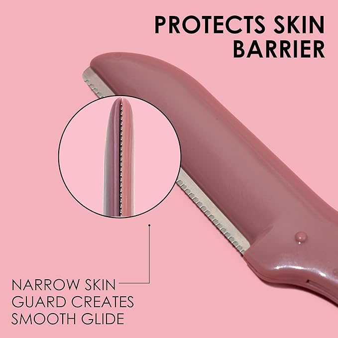 JAPONESQUE Dermaplaner Replacement Blades 4-Pack, Facial Razor Blade Heads Only