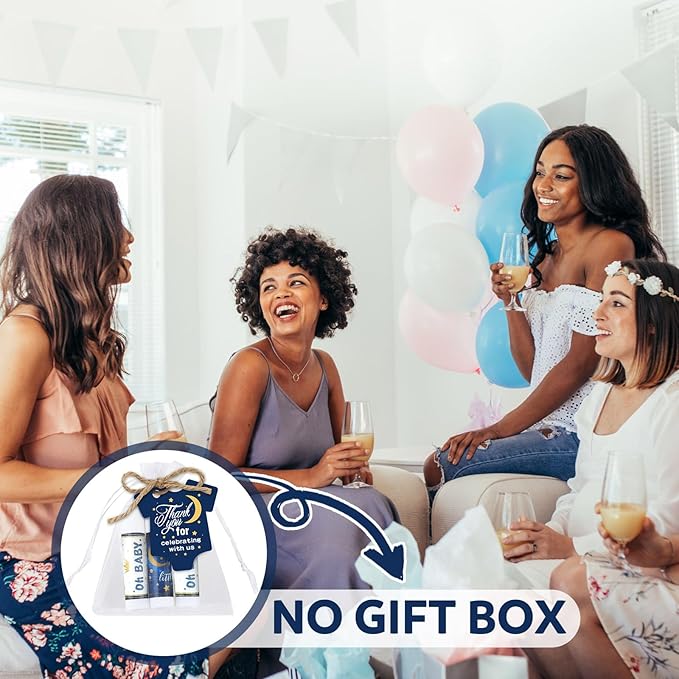 Demissle 50 Pcs Baby Shower Lip Souvenirs(Night)