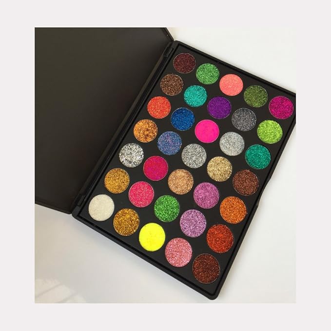 Glitter Eyeshadow New 35 Color Sequin Natural Professional Makeup Palette Mixing
