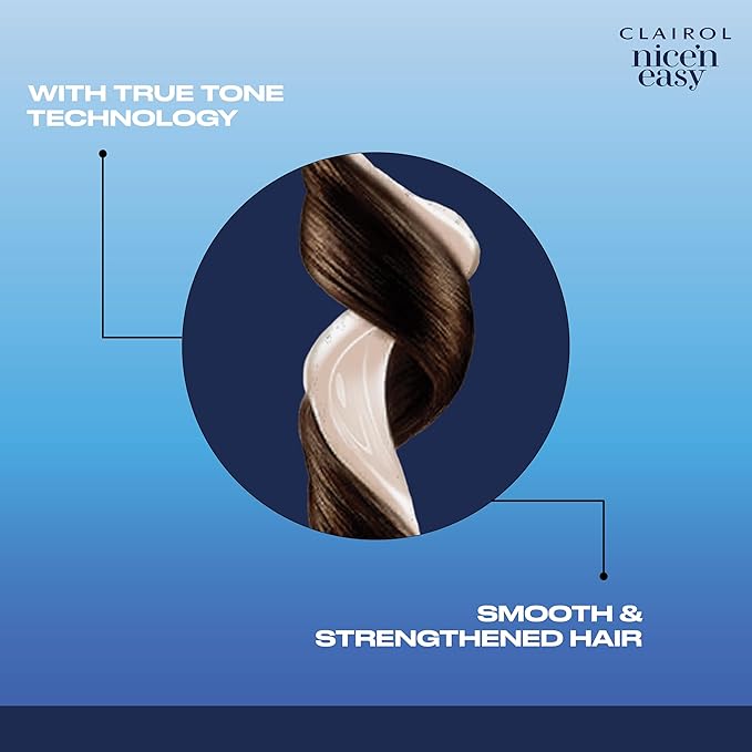 Clairol Nice'n Easy Permanent Hair Dye, 8S Soft Silver Hair Color, Pack of 1